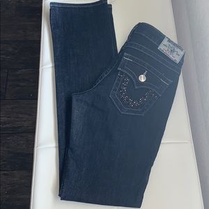 True Religion Straight Embellished Jeans ✨💫